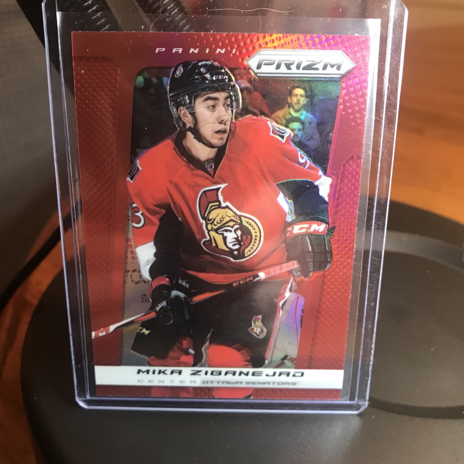 2013-14 Panini Prizm Prizms Red #71 Mika Zibanejad