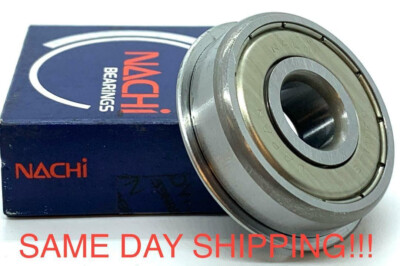 さな NACHI 6301 ZZ Deep Groove Ball Bearing, Metal Shielded 12x37x12 mm