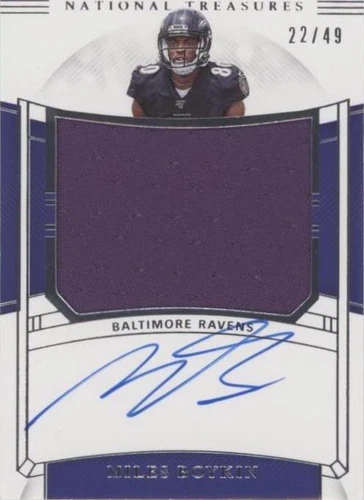 2019 Panini National Treasures Miles Boykin #RMS-MB