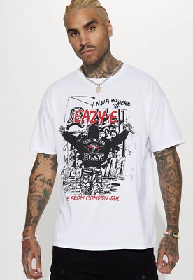 NWT Men s Fashion Nova Eazy E Graphic T Shirt XL