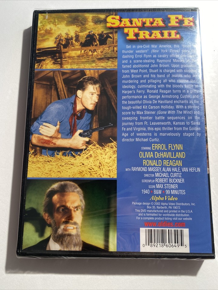 Santa Fe Trail DVD Michael Curtiz(DIR) 1940 zaf 89218606495 eBay
