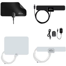 Digital High Definition Ultra Thin Flat Antenna Hdtv Tv Hd Vhf Fox Scout Style