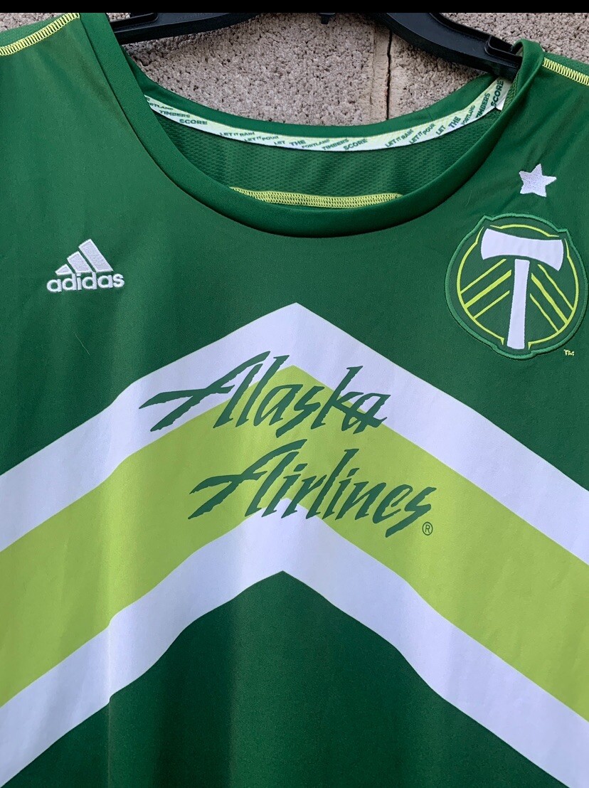 希少 adidas PORTLAND TIMBERS 13-14 HOME ADIDAS PORTLAND TIMBERS MLS JERSEY 2013 MENS Small Timber | eBay