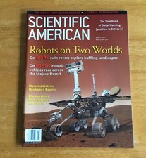 Scientific American Magazine March 2004 Robots on Two Worlds Mars Earth No Label