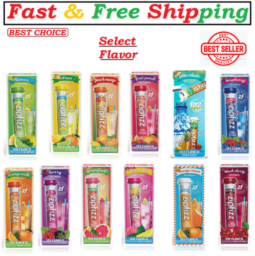 Zipfizz Energy Multi-Vitamin Hydration Drink Mix, 20 ct. ( Select Your Flavor ).