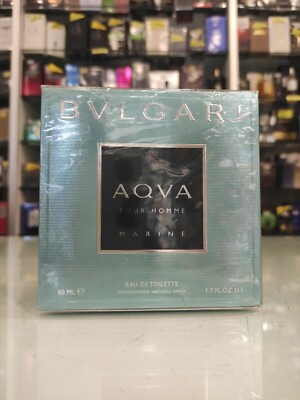 BULGARI AQUA MARINE EDT 50 ML RARE RARE VINTAGE OUT OF ORIGINAL