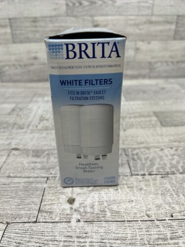 2 NEW WHITE BRITA FAUCET REPLACEMENT FILTERS ON TAP - Picture 4 of 4