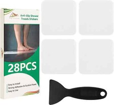 Non Slip Bathtub Stickers 28 PCS Adhesive anti Slip Shower Stickers for Bath Tub