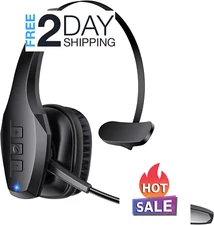 Wireless Headphone Blue Parrot Headset Bluetooth Truck Driver Noise Cancelling