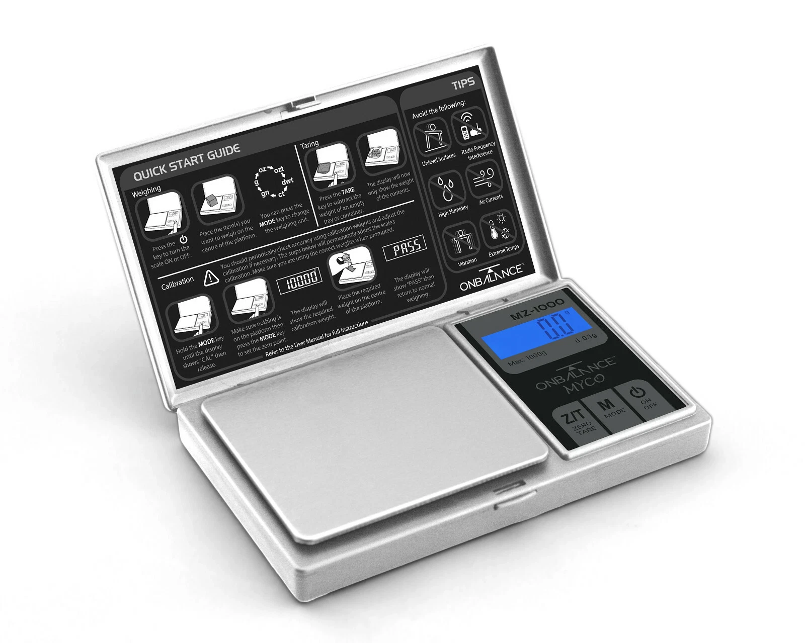 DIGITAL ELECTRONIC SCALE 1000G, 1KG, 0.1 GRAM LCD DISPLAY DIGI SCALES WITH PAN
Opens in a new window