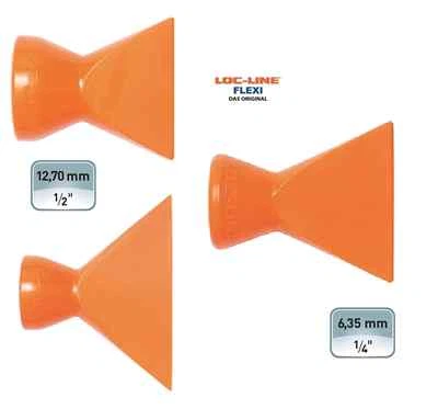 LOC-LINE Lac-Line Flachdüse 1/4 Zoll-1/2 Zoll verschiedene Ausführungen 2 Stk. im Beutel