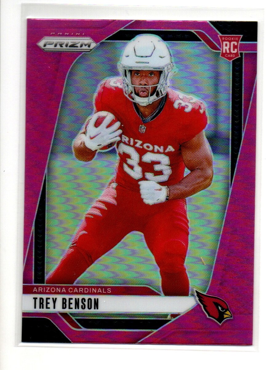 2024 Panini Prizm - Rookies Trey Benson #392 Pink Prizm (RC)