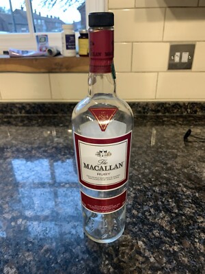 Macallan Ruby Sherry Cask Single Malt Whisky Bottle Empty