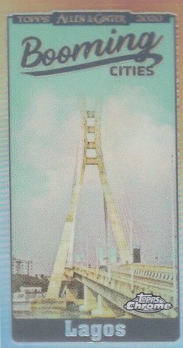 2020 Allen and Ginter Chrome (Topps) Baseball "Booming Cities" Mini Insert Cards - Bild 1 von 23