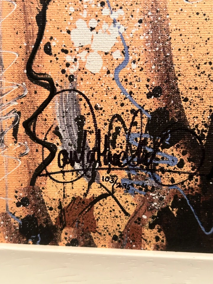 Impresión Samantha Ellis Edición Limitada Adornada a Mano "Todas las Orejas" con Certificado de Autenticidad 103/195 Foto 2 de 4