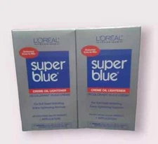 L'OREAL Super Blue Cream Oil Lightener Kit (2 PACK)
