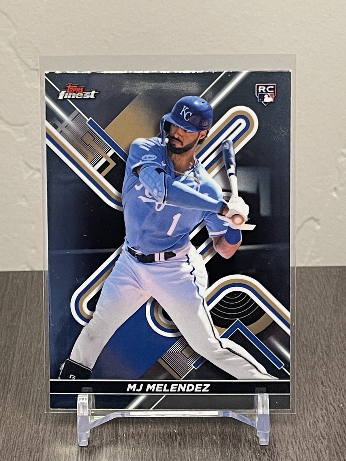 MJ Melendez #57 2022 Topps Finest - Kansas City Royals RC