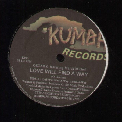 Oscar Gaetan Featuring Marck Michel - Love Will Find A Way (12'') (Very Good Plus