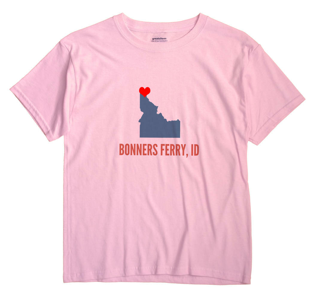 Bonners Ferry Idaho ID TShirt HEART eBay