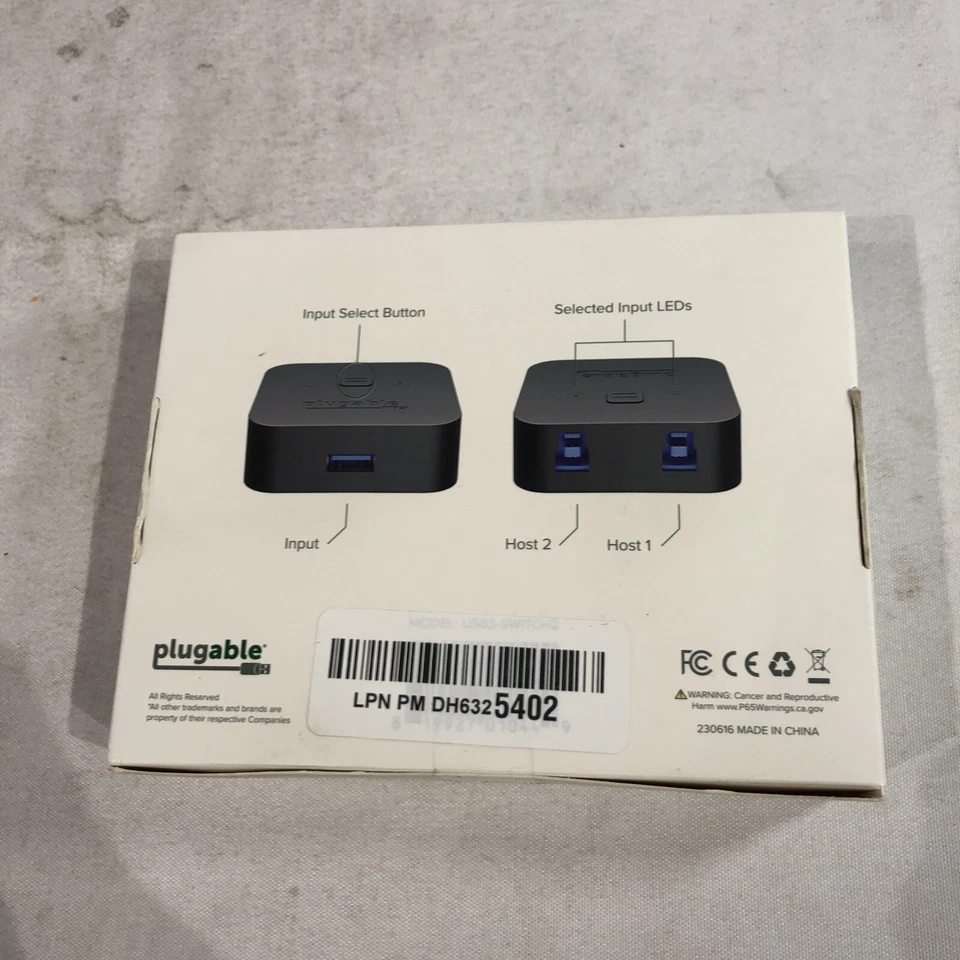 Plugable USB 3.0 Port Sharing Switch USB3-SWITCH2 - Image 4 of 4