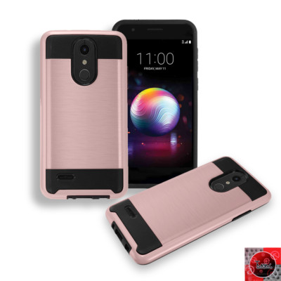 For LG Premier Pro LTE/ L413DL Slim Armor Hybrid Meta High Quality Cover Case