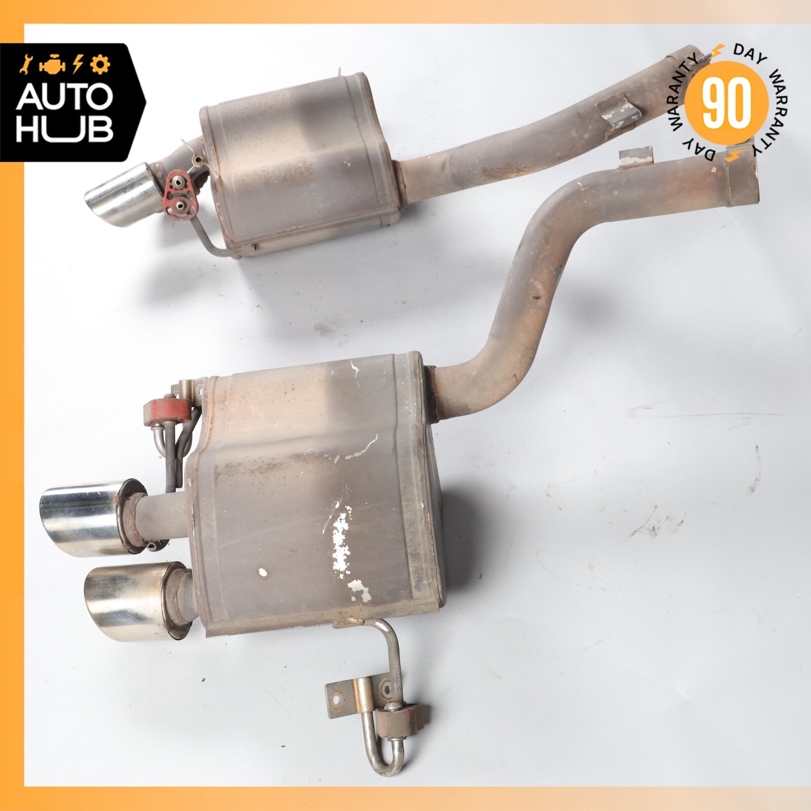 Maserati GranTurismo M145 4.2L Exhaust Mufflers Tips Left & Right Side Set 88k