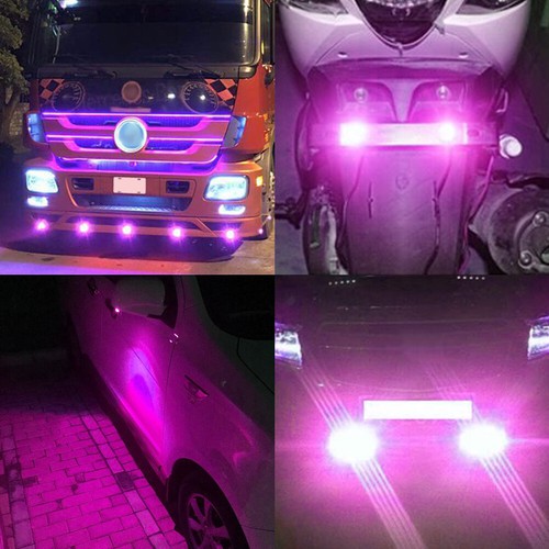 10 Pink Eagle Eye LED Daytime Running DRL Car Rock Strobe Lamp Backup Tail Light - Picture 7 of 13