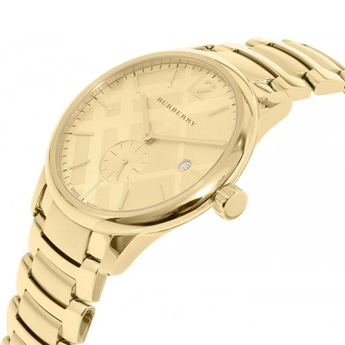 Brand New Burberry BU10006 The Classic 40mm Gold Tone Stainless Steel Men Watch - Picture 5 of 8