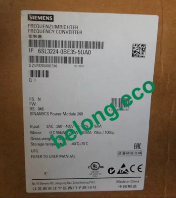 New Siemens 6SL3224-0BE35-5UA0 6SL3 224-0BE35-5UA0 Power Module In sealed Box