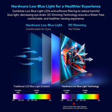 Titan P27GR 27inch Gaming Monitor,2K Gaming PC QHD 200Hz 1ms Computers Monitors 8