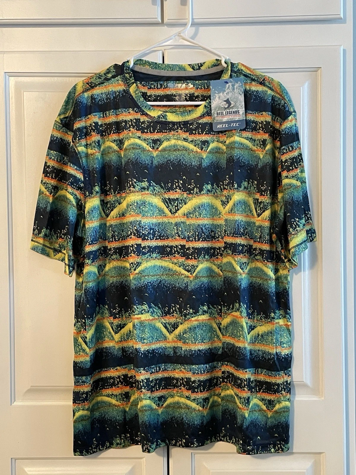 2-Men’s Reel Legend Shirts Performance Clothing Reel Tec FishingSz L (42/44) NWT