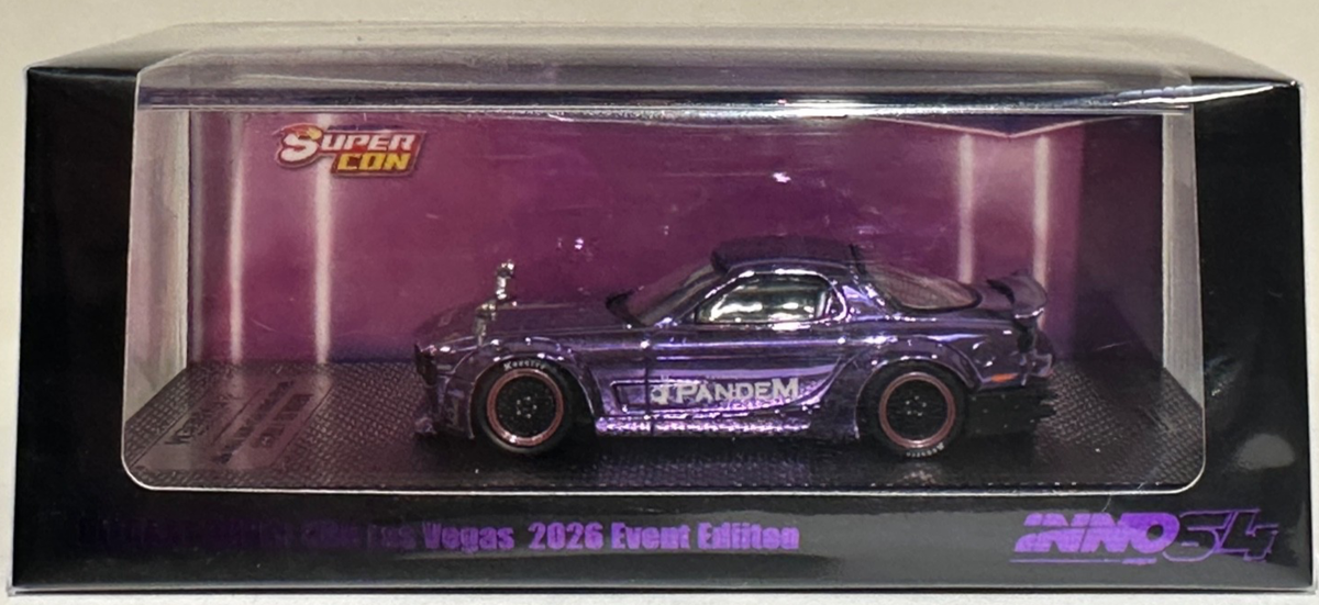 INNO64 2026 DIECAST SUPER CON, MAZDA RX-7 PANDEM ROCKET BUNNY