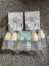 2 Spectra Wide Breast Flange Sets 20mm With 6 Spectra / Motif Bottles NEW