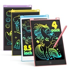4 Pack LCD Writing Tablet for Kids, 8.5 Inch Doodle Board Drawing Toy