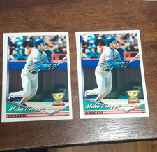 Topps 1994 All-Star Rookie Mike Piazza Dodgers Baseball Card Lot - 2 Cards
