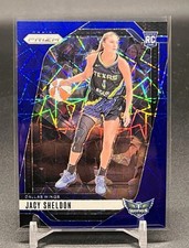 2024 Panini Prizm WNBA Jacy Sheldon #4 Blue Velocity Prizm (RC)