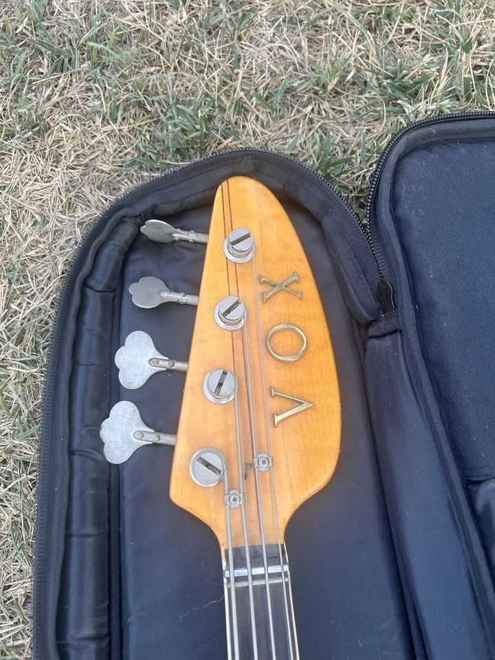 VOX SIDEWINDER IV BASS CHERRY 1967-68 DE COLECCIÓN con estuche Foto 3 de 4