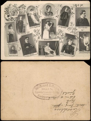 Ansichtskarte  Mehrbild Musiker Porträts Grete Elsner Curt Gerdes uvm 1918