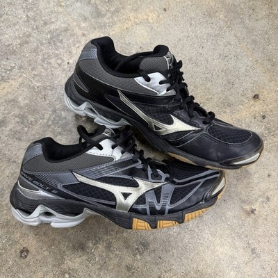 Mizuno Womens Wave Bolt 6 430224 9073 Black Running Shoes Sneakers Size 9