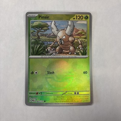 Pokémon TCG Prismatic Evolutions Holo Pinsir 003/131 Poke Ball Pattern