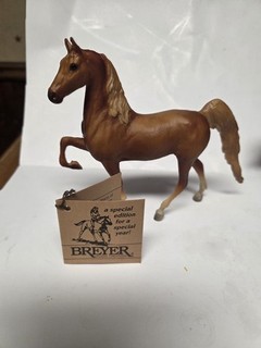 Breyer Toy Show Little Bit/Paddock Pal Saddlebred Signed W Hang Tag 500 Made