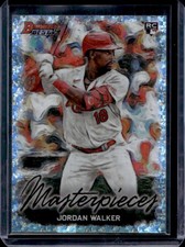 2023 Bowman's Best Jordan Walker Masterpieces RC Mini Diamond Refractor #BM-11