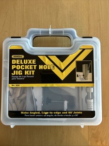 General Tools Heavy Duty, All-In-One Aluminum Pocket Hole Jig Kit 76 Piece Set