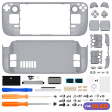 Replacement Full Set Housing Shell W/Buttons for Steam Deck OLED, Custom DIY Fac