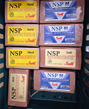 8 X Chavant NSP Sulphur-Free Non-Drying Modelling Clay Brown 2lb Job Lot