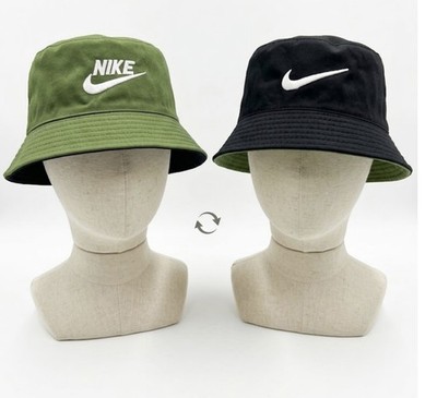 Nike Bucket Hat Green,Black reversible Men's,Women s Casual Sports Accessory