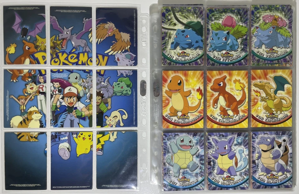 90/90 Pokemon Topps Series 1 complete mixed logo Set Cards 1999 vintage 2x holo - Image 2 of 4
