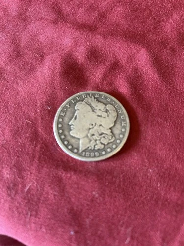 1899 Morgan Silver Dollar $1 Circulated US Coin 0.9 Fineness