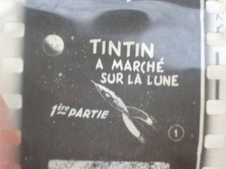 lot de pellicule film fixe tintin sur la lune