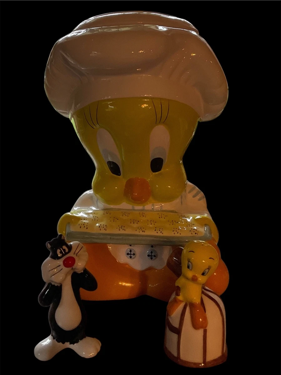 ヴィンテージ　限定品　シルベスター＆トゥイーティー クッキージャー　1998 Sylvester Tweety Cookie Jar for sale | eBay